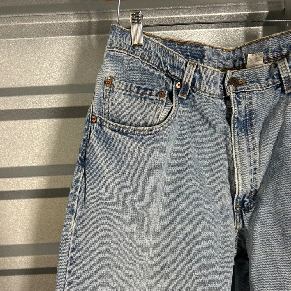 VINTAGE Levis 560 Jeans Mens 34x30 Blue Loose Fit Tapered Light Wash Streetwear